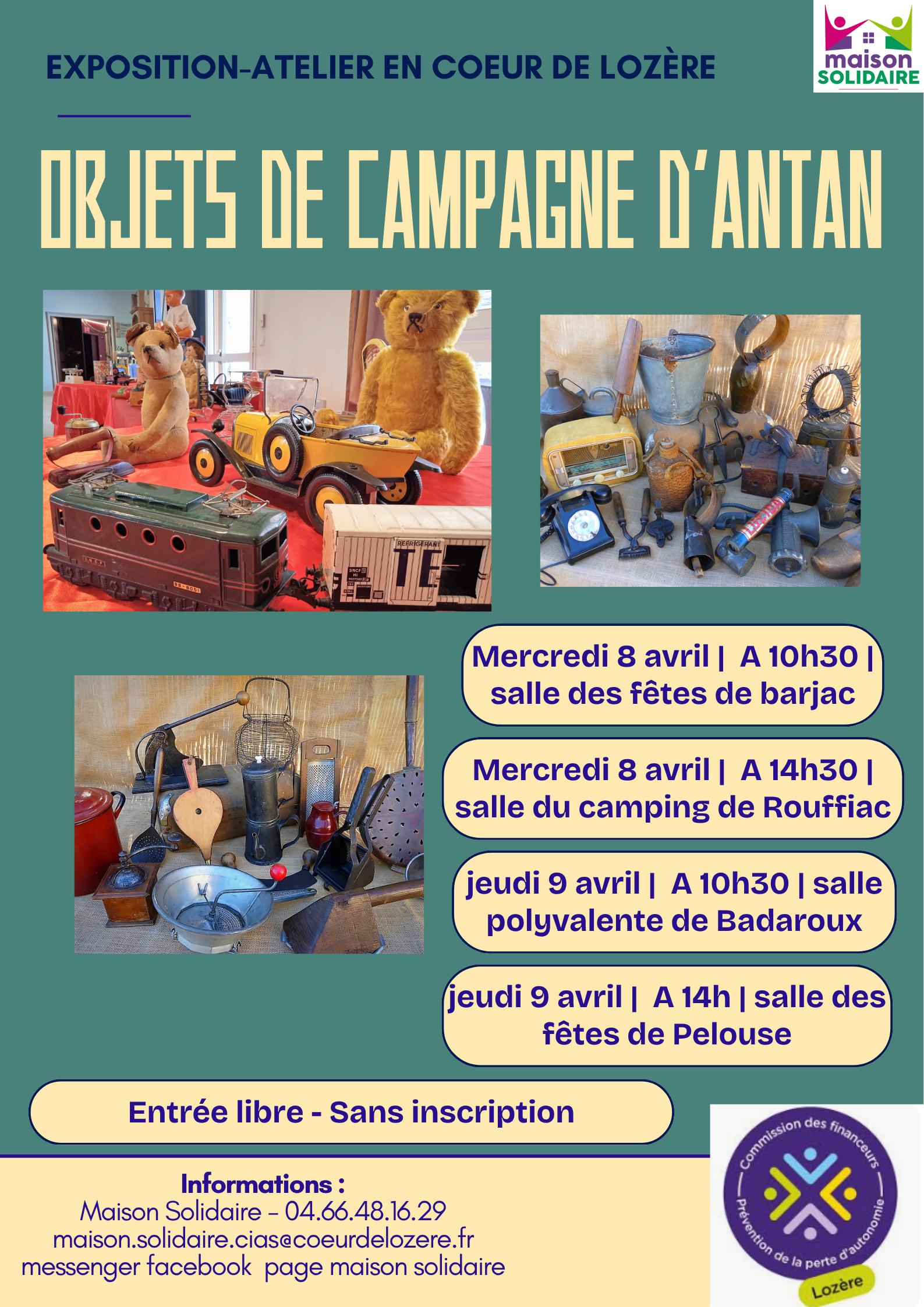 objets de campagne d antan CC 2